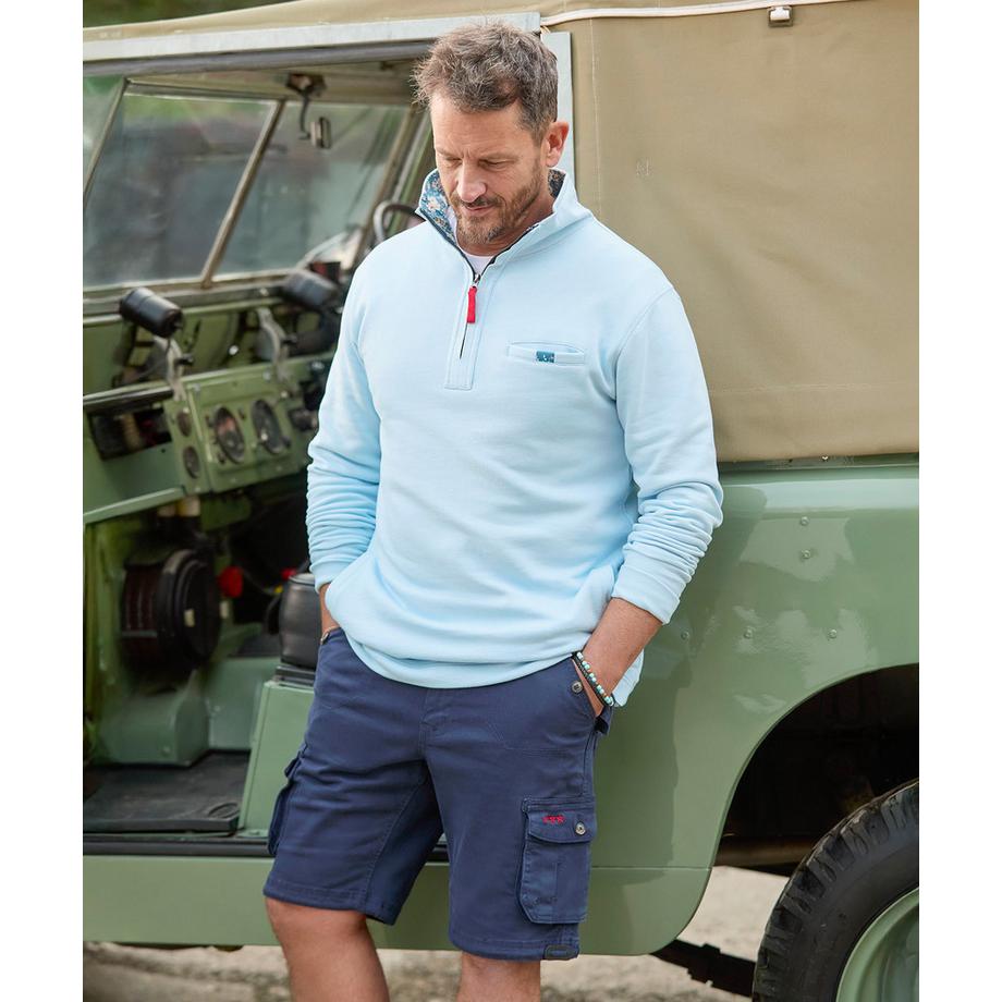 Joe Browns Sweatshirt Délavé Quart de Glissière  