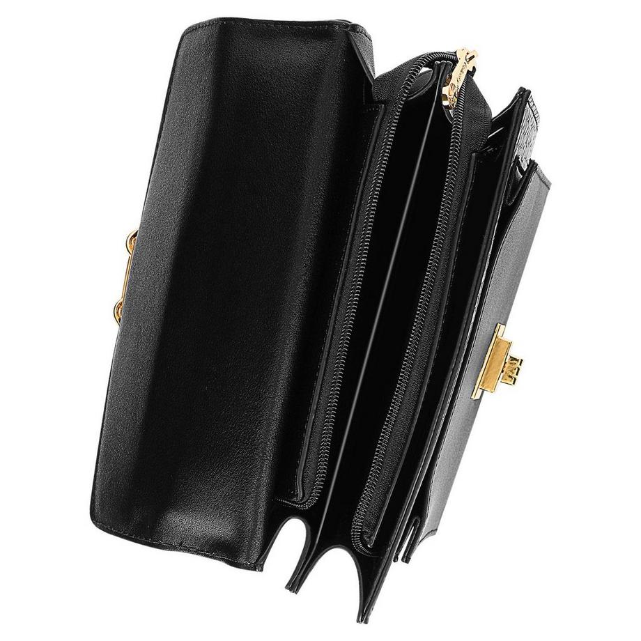 Gallantry Borsa a tracolla effetto coccodrillo  