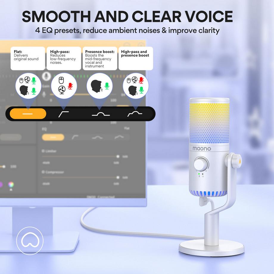 Maono  DM30RGB Microphone USB 