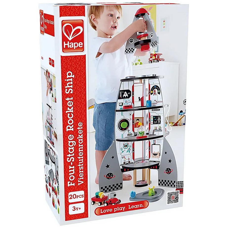 Hape  Rollenspiele Vierstufenrakete 