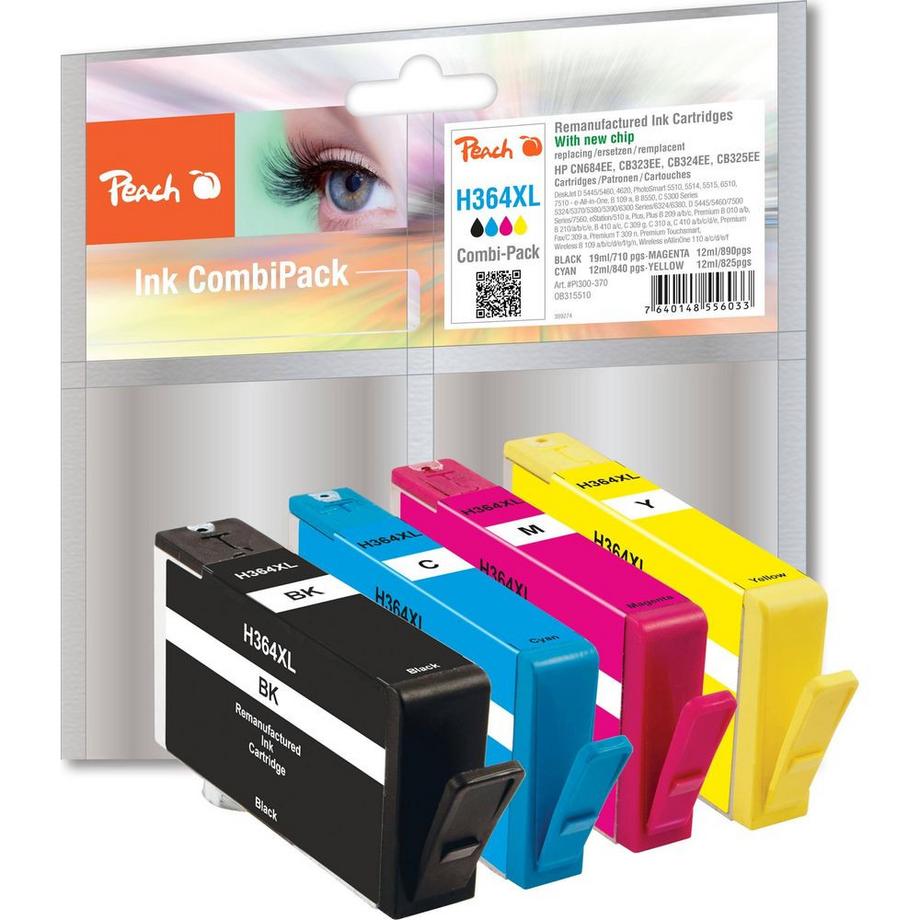 Peach  Kompatible Tinte für HP No. 364XL 