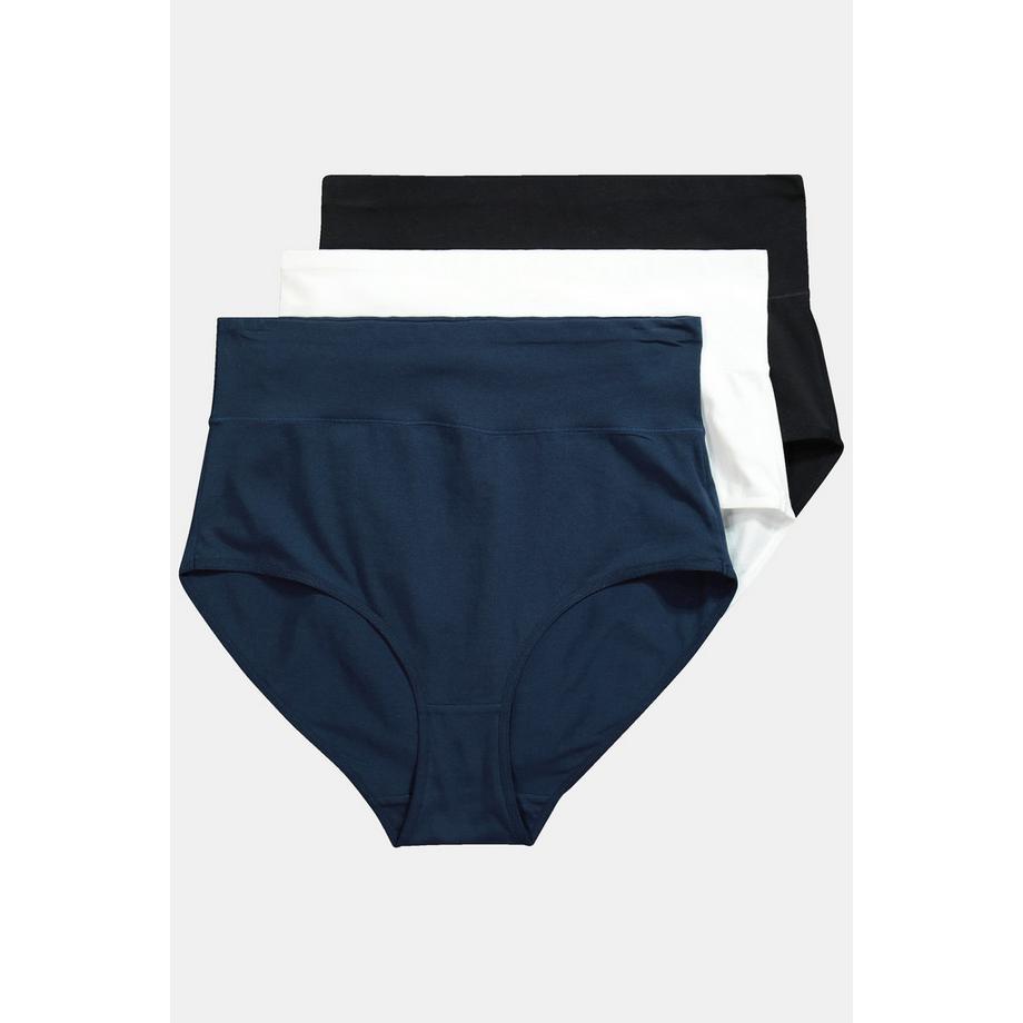 Ulla Popken Culottes Maxi Taille Haute Lot de 3  