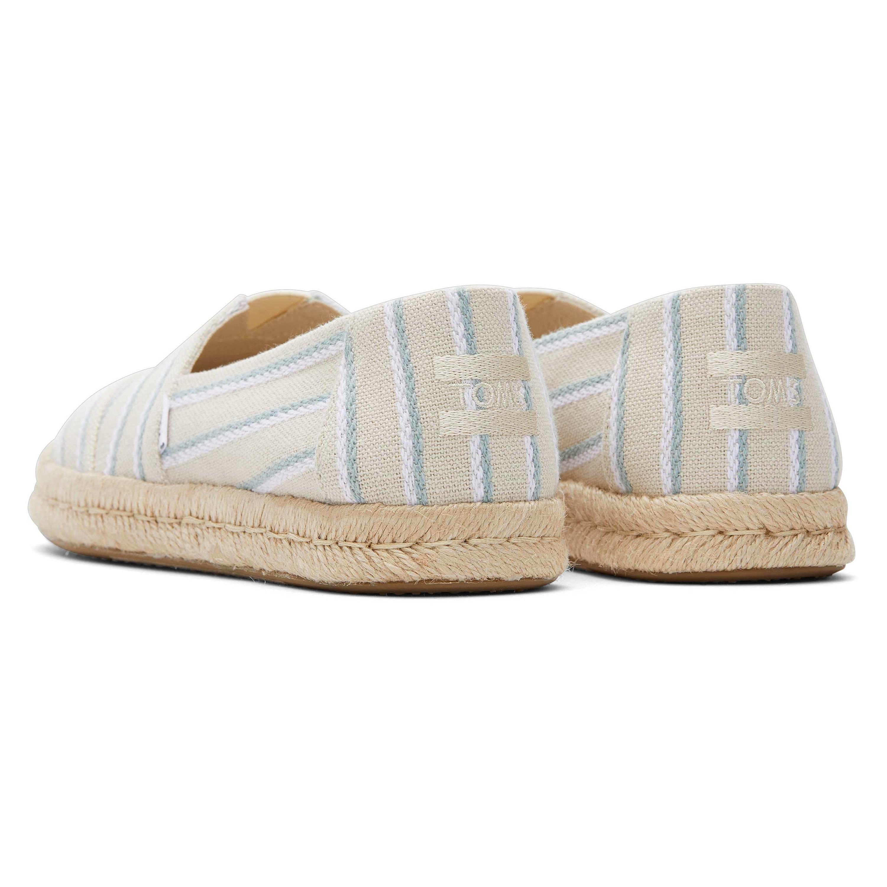 TOMS  espadrillas a righe intrecciate da donna  alpargata rope 2.0 