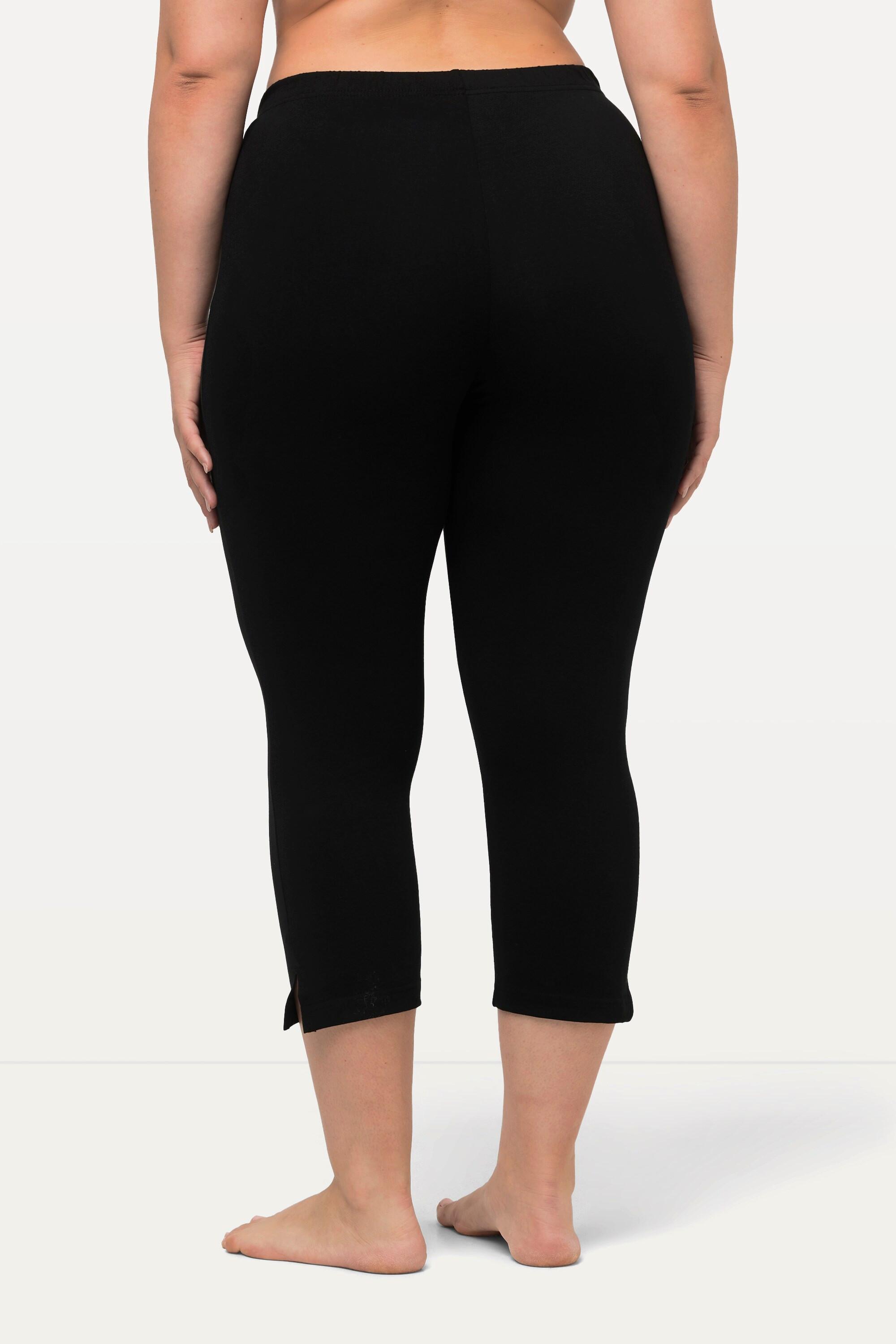 Ulla Popken  Pantaloni Capri a 7/8 con cintura elastica, fino alla tg. 72/74 