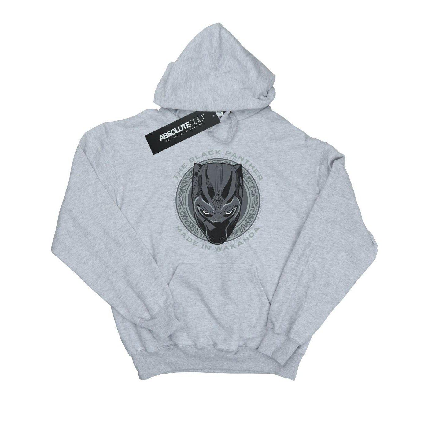 Image of Black Panther Made In Wakanda Kapuzenpullover Mädchen Grau 140/146