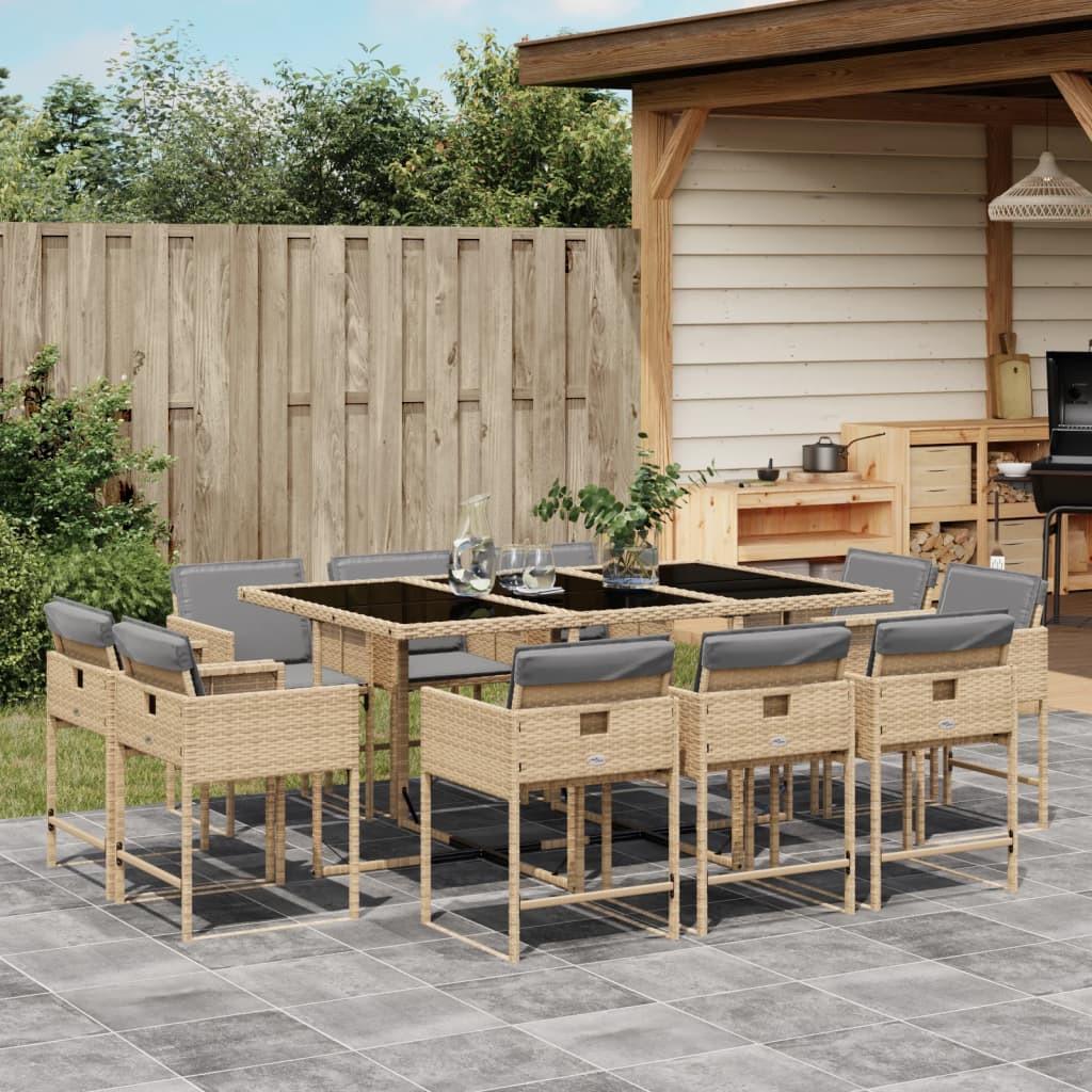 VidaXL Garten essgruppe poly-rattan  