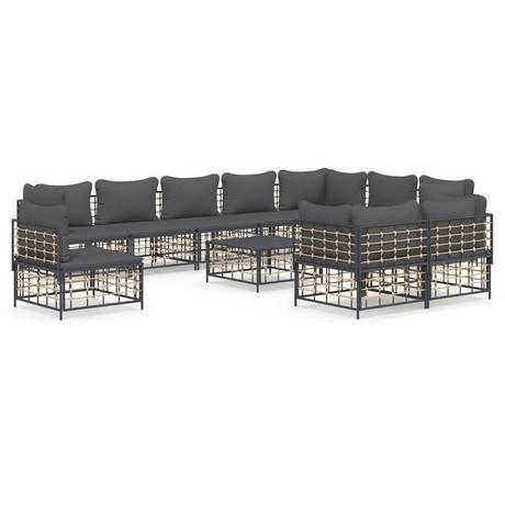 VidaXL Garten lounge set poly-rattan  