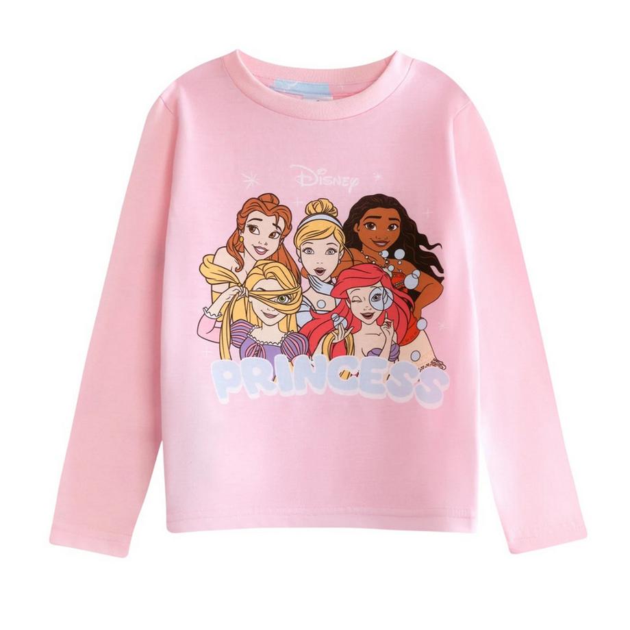 Disney PRINCESS  Schlafanzug Mit Langer Hose, Langärmlig 