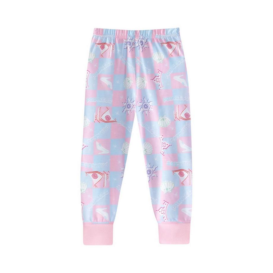 Disney PRINCESS  Schlafanzug Mit Langer Hose, Langärmlig 