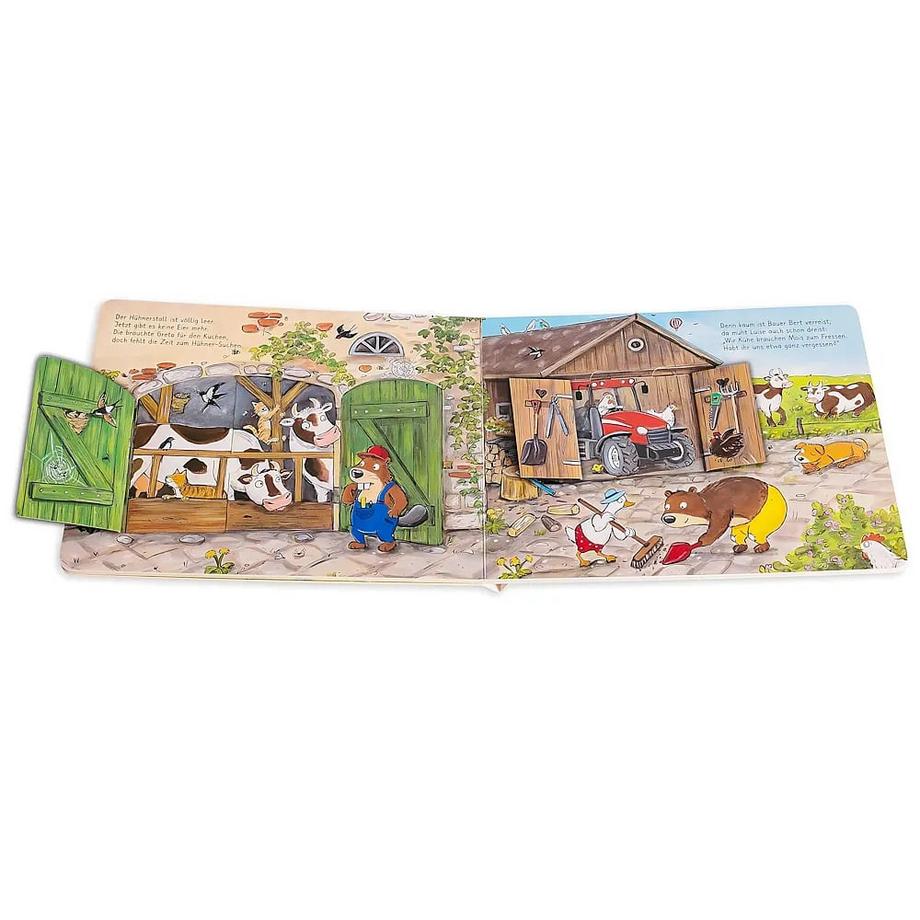 Benno Bibers Bauernhof. Traktor, Kuh und Huhn - da gibt es viel zu tun Kugler, Christine; Kugler, Christine (Illustrationen) Couverture rigide 