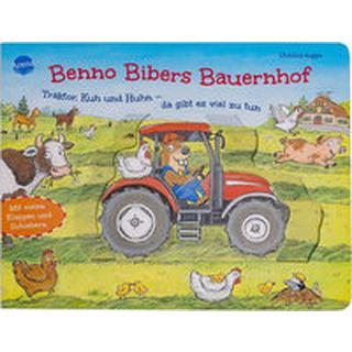 Benno Bibers Bauernhof. Traktor, Kuh und Huhn - da gibt es viel zu tun Kugler, Christine; Kugler, Christine (Illustrationen) Copertina rigida 