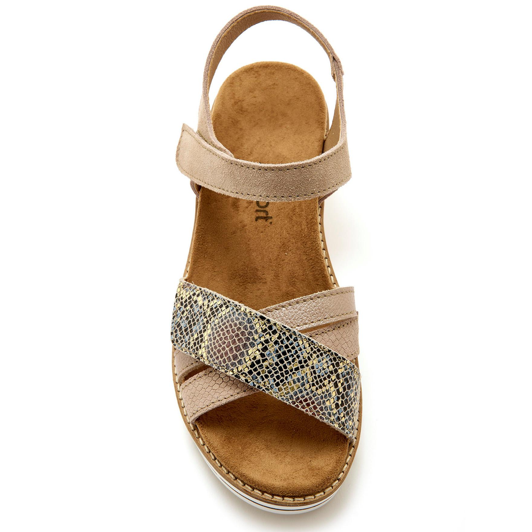 Pédiconfort  Sandales scratch femme 