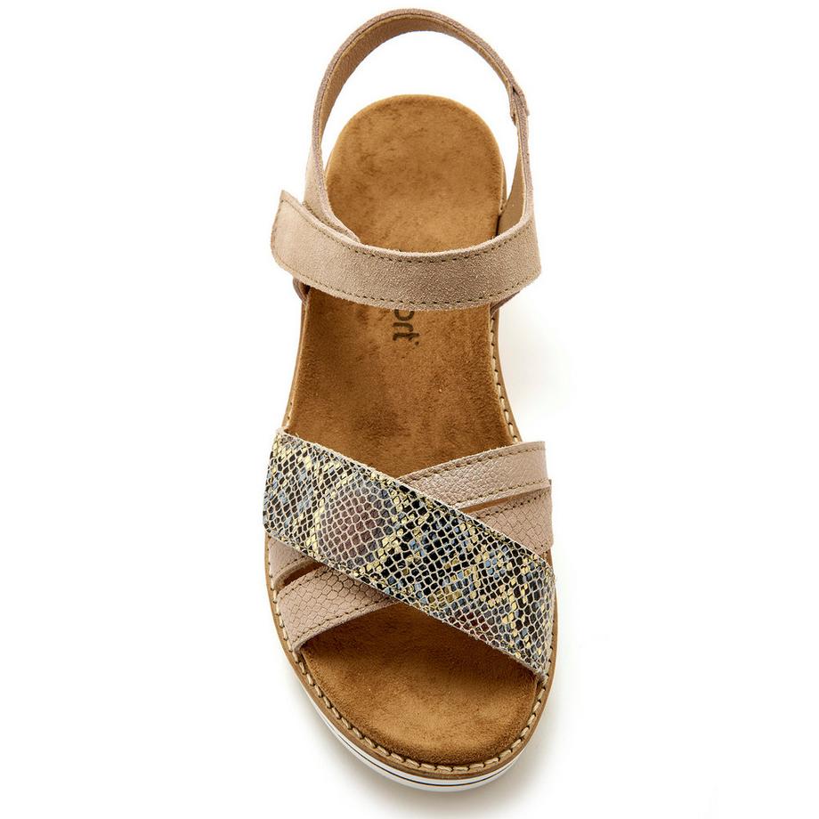 Pédiconfort Klettverschluss Keilsandalen  