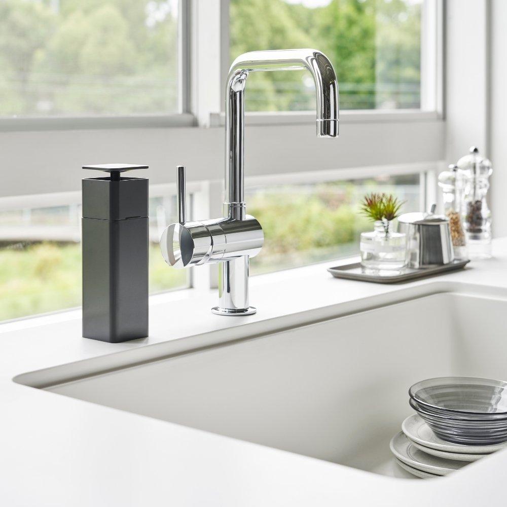 Yamazaki TOWER Seifenspender PUSH   Schwarz  