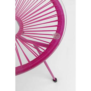 KARE Design Set da giardino Acapulco Mono rosa (2 pezzi)  