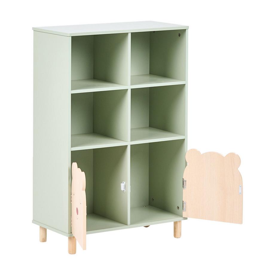 Beliani Bücherregal mit 3 Ebenen aus MDF-Platte Modern NOBBY  