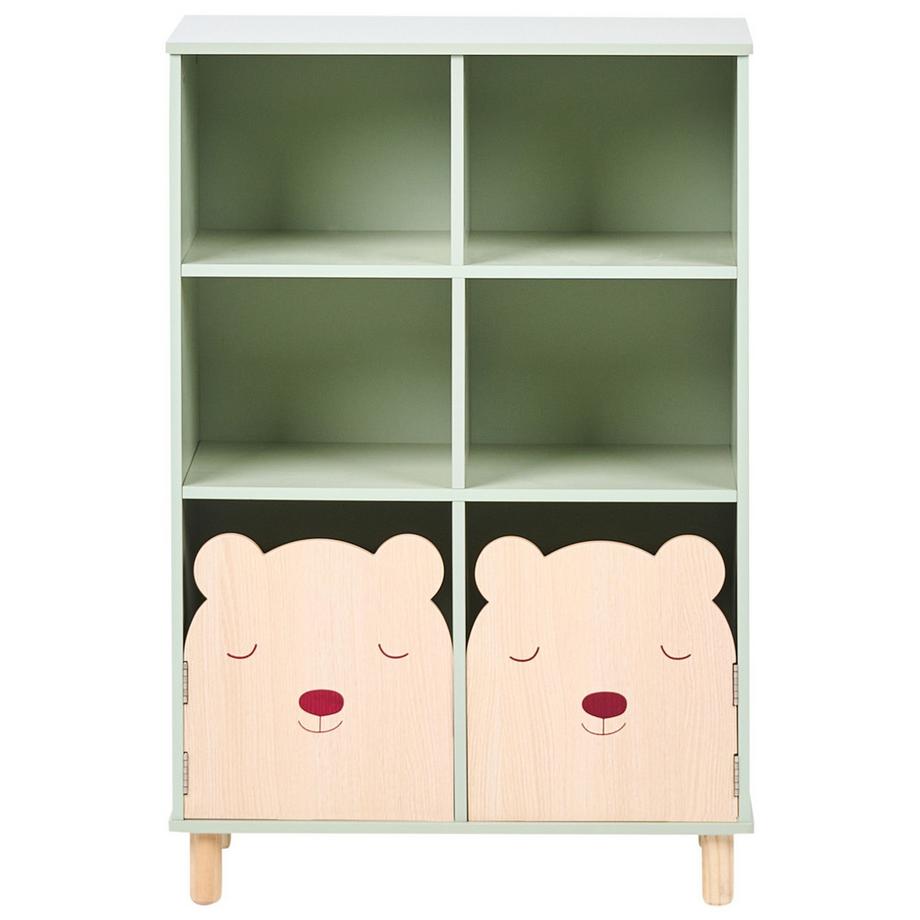 Beliani Bücherregal mit 3 Ebenen aus MDF-Platte Modern NOBBY  