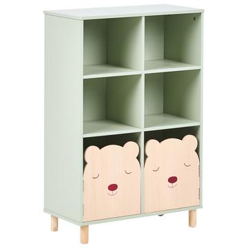 Bücherregal mit 3 Ebenen aus MDF-Platte Modern NOBBY