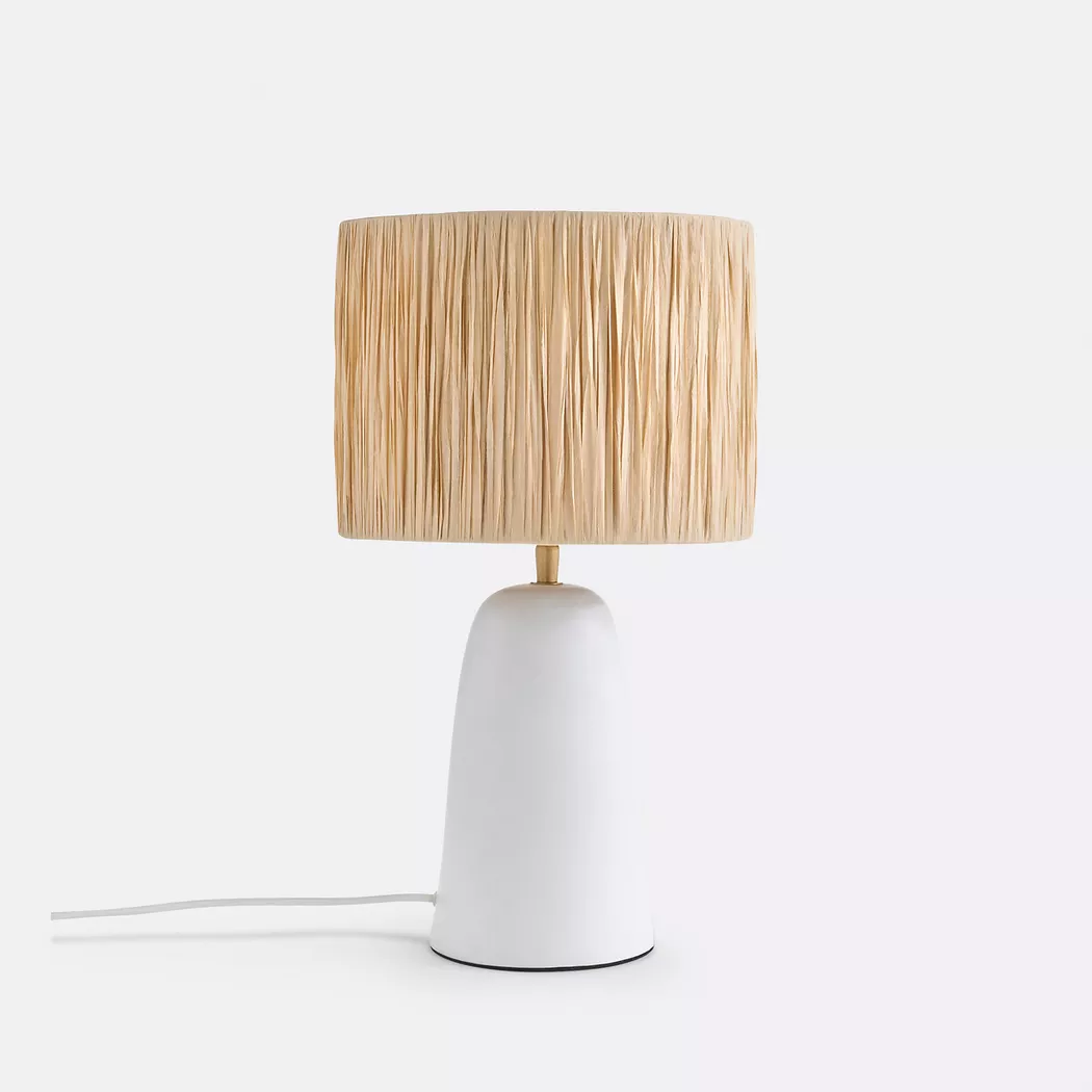 La Redoute Intérieurs – Tischlampe Neven, One Size, Weiss