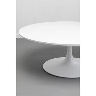 KARE Design Couchtisch Schickeria weiss rund 110  