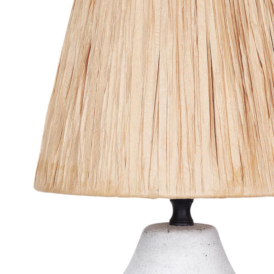 Beliani Lot de 2 lampes de bureau en Céramique  ARWADITO  