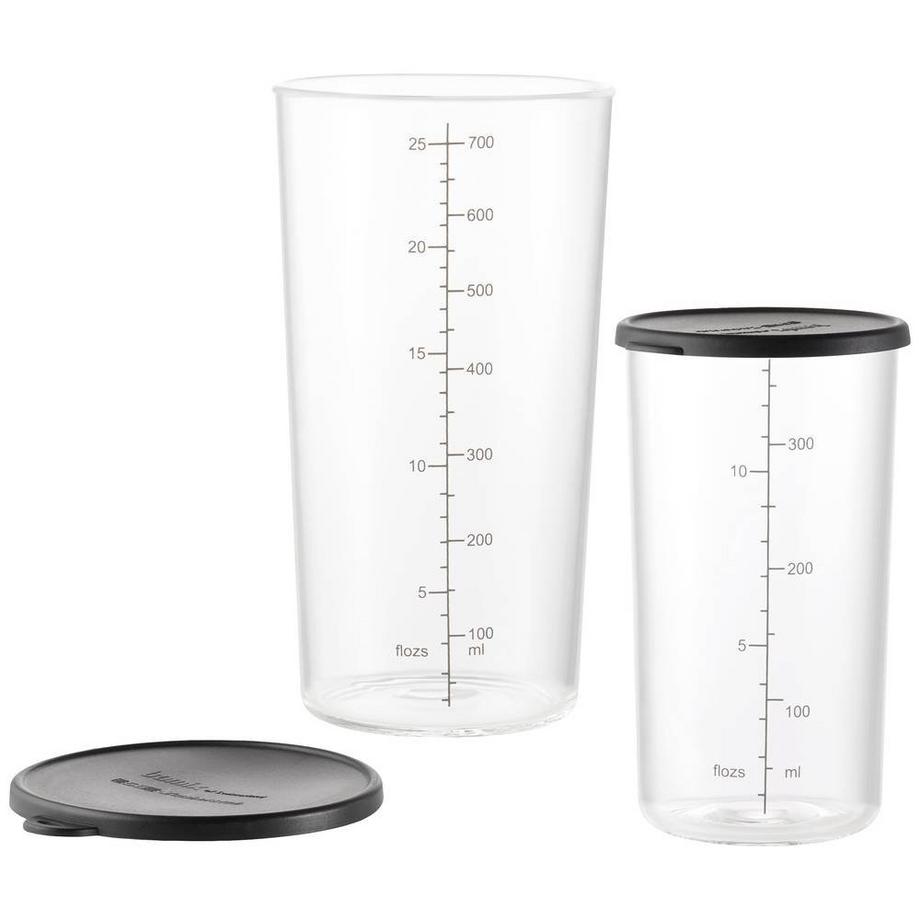 ESGE SET de tasses de mesure en verre avec couvercle  
