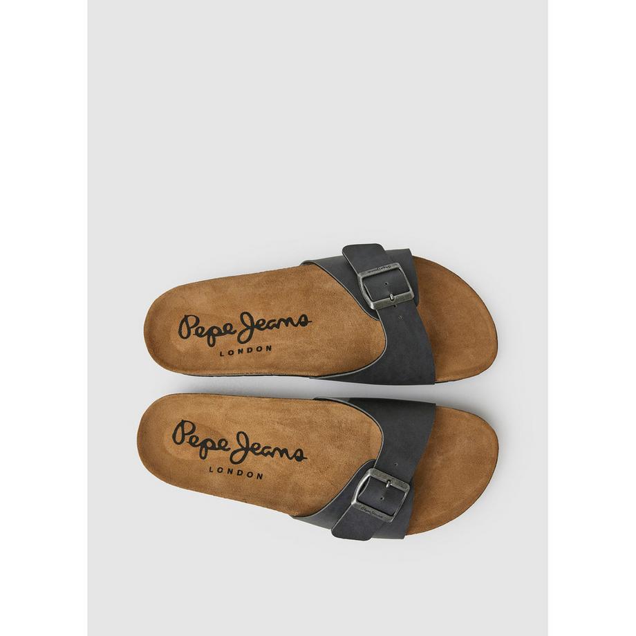 Pepe Jeans London Bio Single Natur Sandalen  