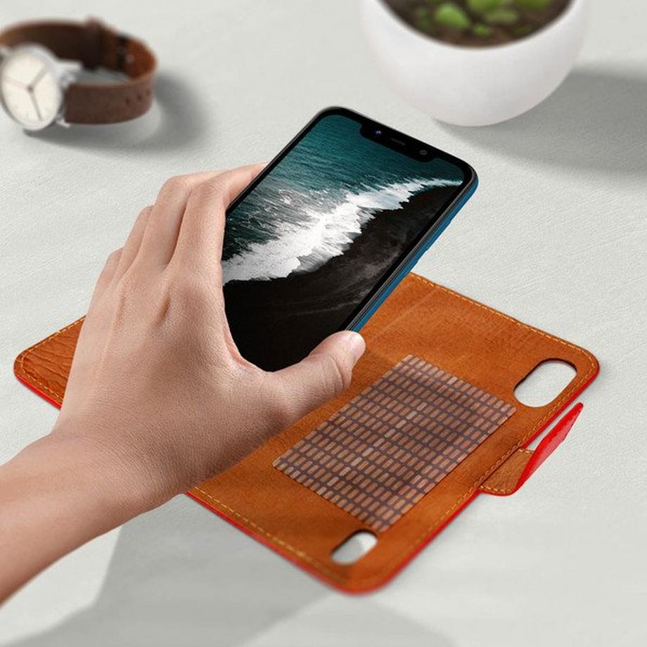 Avizar  Étui SFR Altice S42 magnétique Rouge 