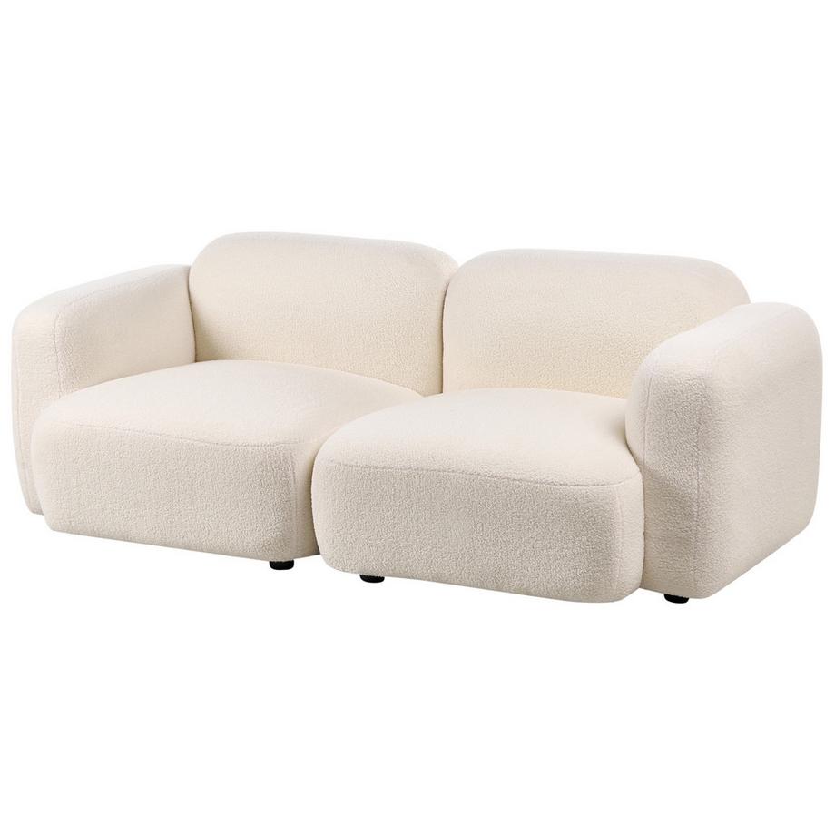 Beliani 3 Sitzer Sofa aus Bouclé Minimalistisch AFOSS  