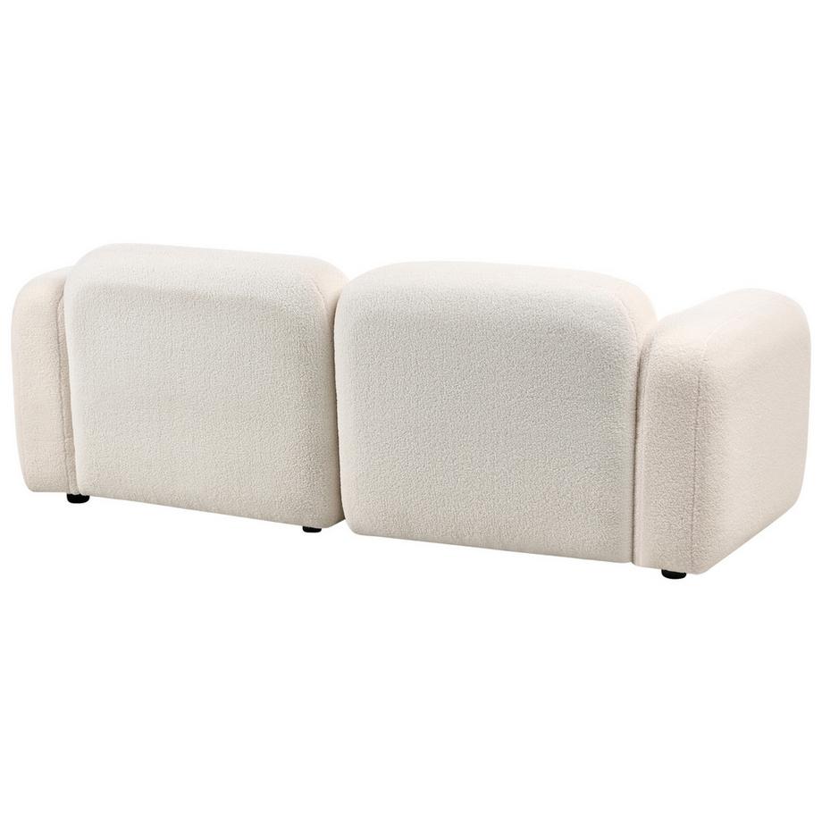 Beliani 3 Sitzer Sofa aus Bouclé Minimalistisch AFOSS  