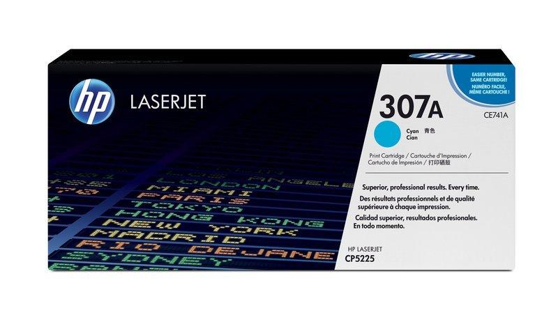 Hewlett-Packard  HP Toner-Modul 307A cyan CE741A Color LJ CP5225 7300 Seiten 