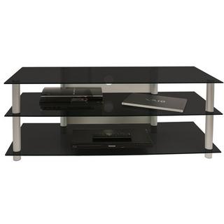 VCM TV Möbel Sideboard Fernsehschrank Rack Fernseh Board Alu Glas Tisch Zumbo  