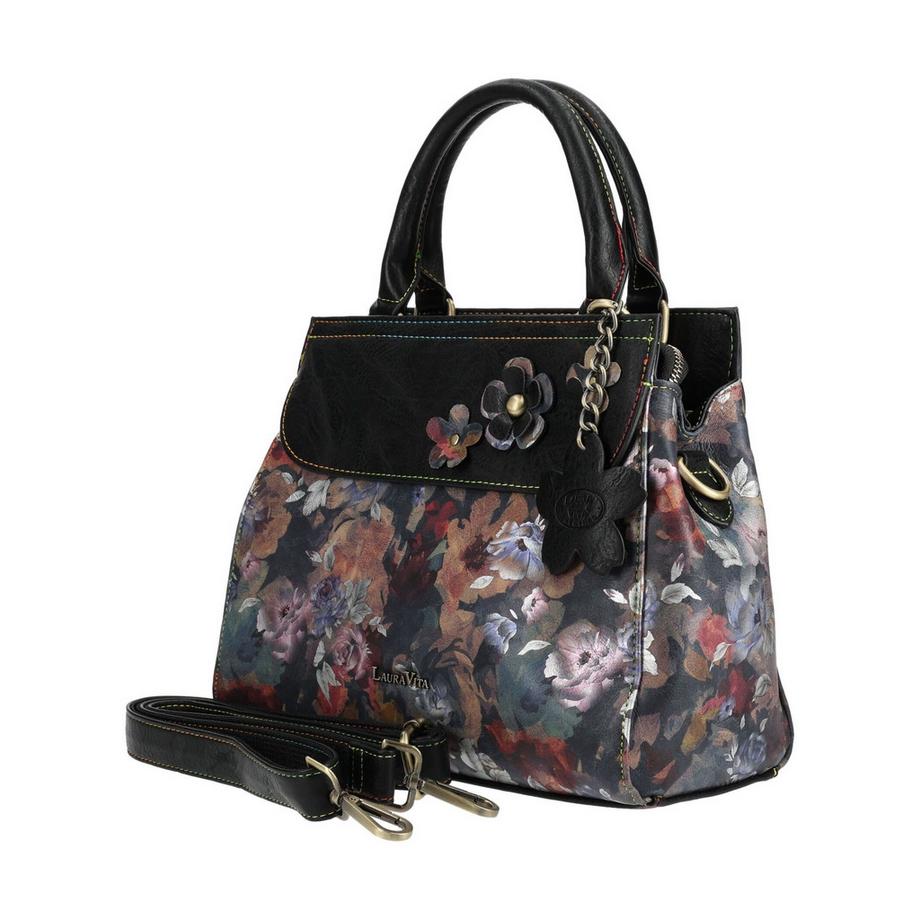 Laura Vita Blumenmuster Handtasche mit Henkel  