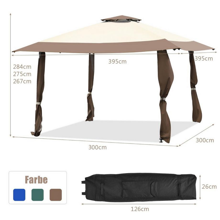 B2X Tenda per eventi grande con tetto a 2 piani  