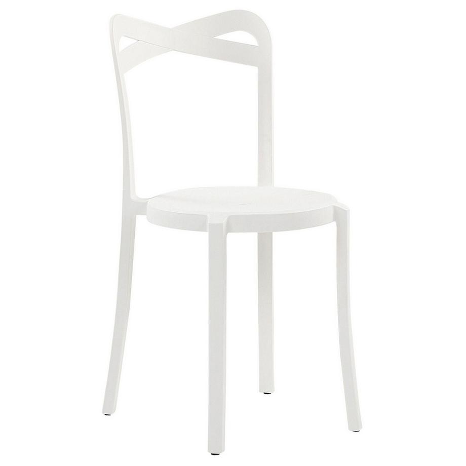 Beliani Lot de 4 chaises de jardin en Matière synthétique Scandinave CAMOGLI  