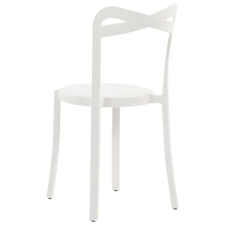 Beliani Lot de 4 chaises de jardin en Matière synthétique Scandinave CAMOGLI  