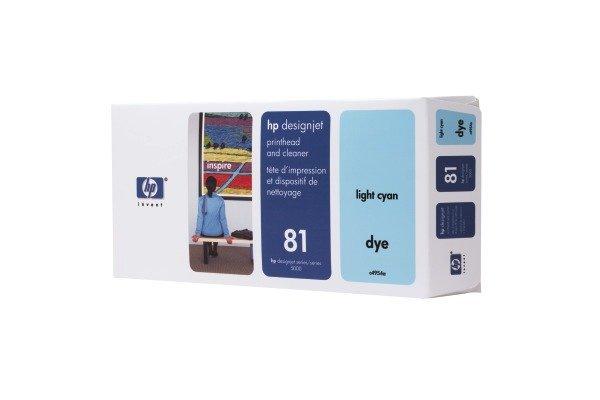 Image of HP Druckkopf 81 light cyan C4954A DesignJet 5000/5000PS 13ml