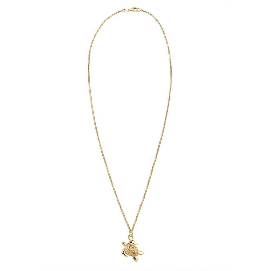 Elli  Halskette Schildkröten Anhänger 