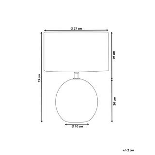Beliani Lampada da tavolo en Ceramica Moderno FONISSA  