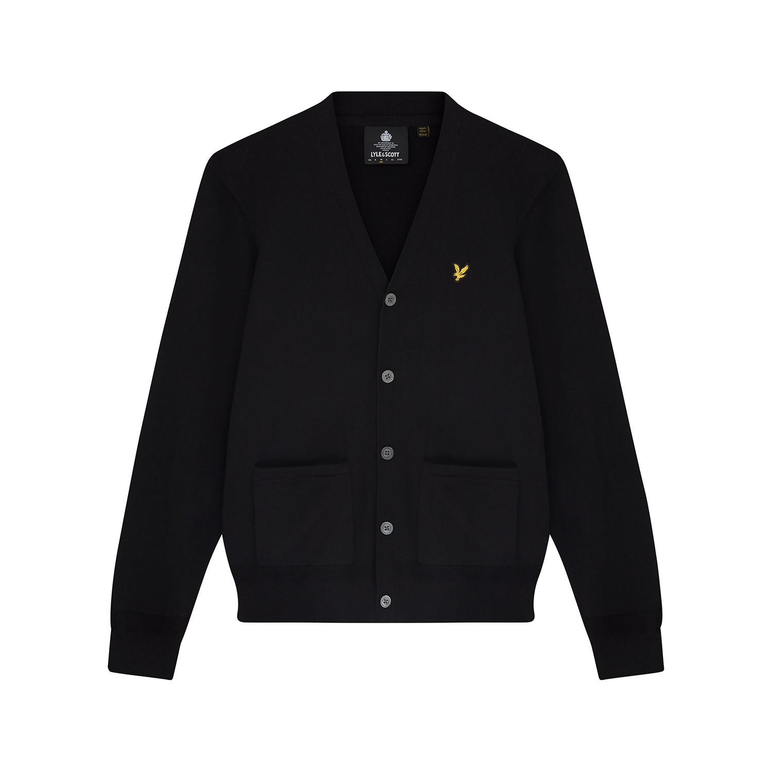 LYLE & SCOTT  Cardigan col V et écusson 