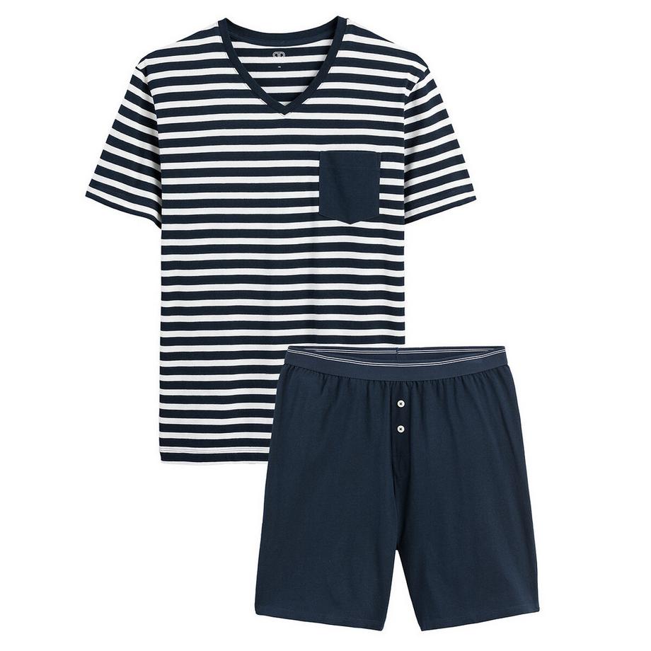 La Redoute Collections Jersey Pyjashort Col V  