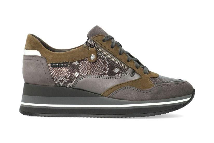 Image of Olimpia - Leder Sneaker Damen Grau 39
