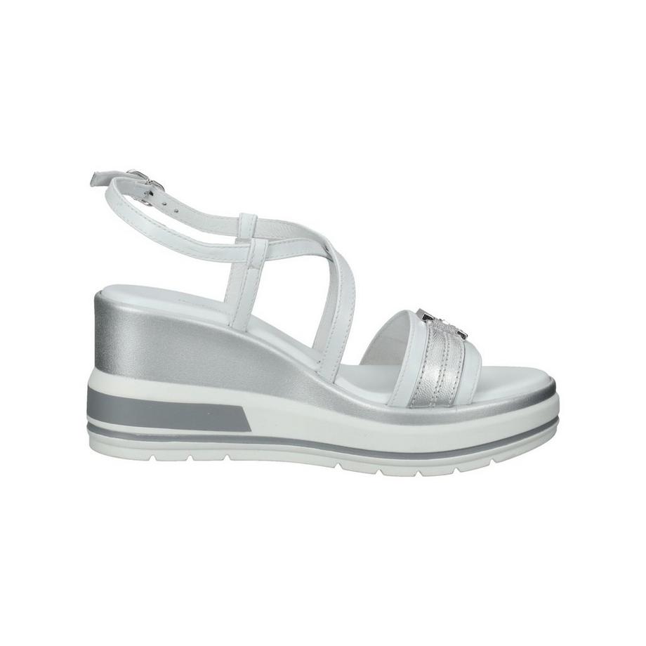 Nero Giardini Sandali con zeppa con dettagli metallici  