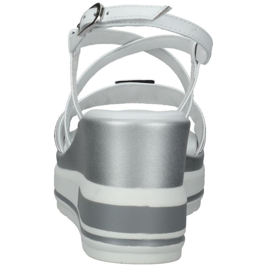 Nero Giardini Sandali con zeppa con dettagli metallici  