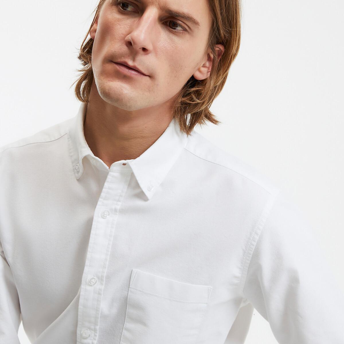 La Redoute Collections Oxfordhemd Button-Down-Kragen  