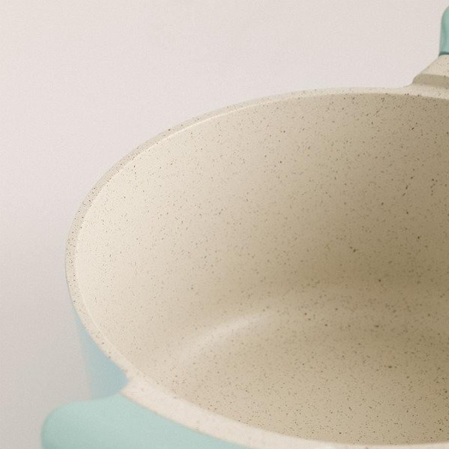 CREATE Pot Studio - Casserole en fonte d'aluminium avec poignées en bakélite  