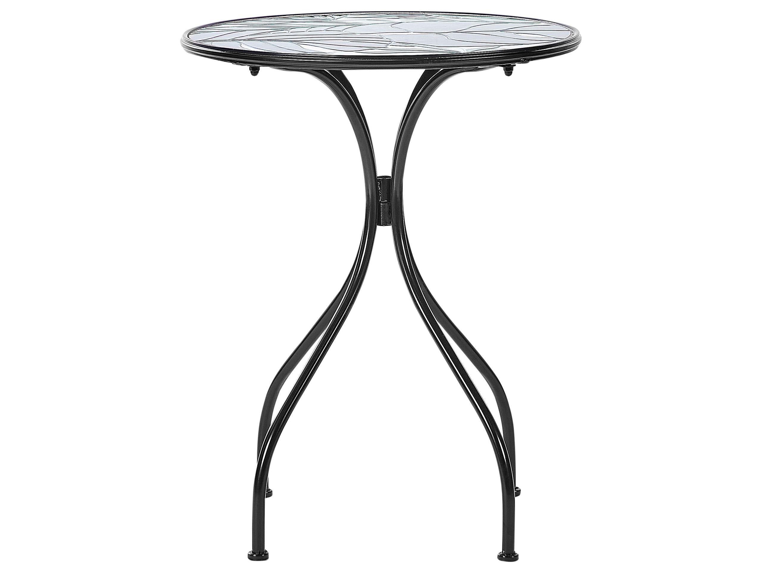 Beliani Tavolino Bistrot en Ferro Retrò COZZANA  