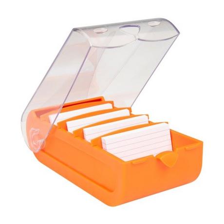 Biella  BIELLA Karteikartenbox Bunny Box A8 20885135U orange 195x100x63mm 