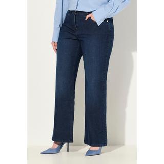 Ulla Popken  Jean Mary jambe large, coupe 5 poches, matière stretch extensible 