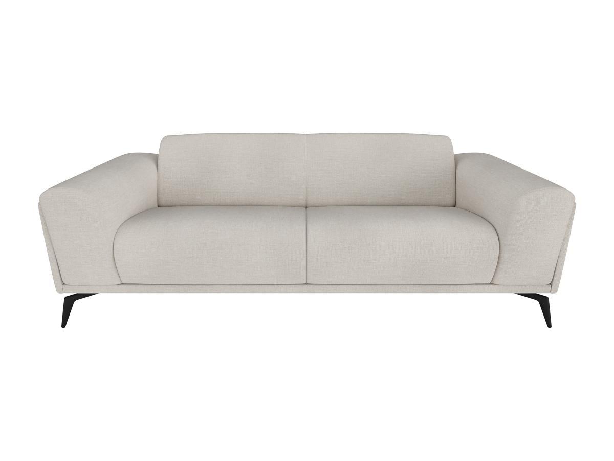 Vente-unique Sofa 3-Sitzer - Stoff - Beige - VUSARI  